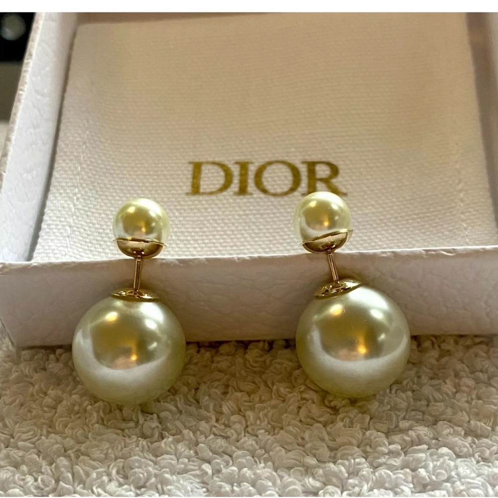 Authentic new Dior tribal earrings